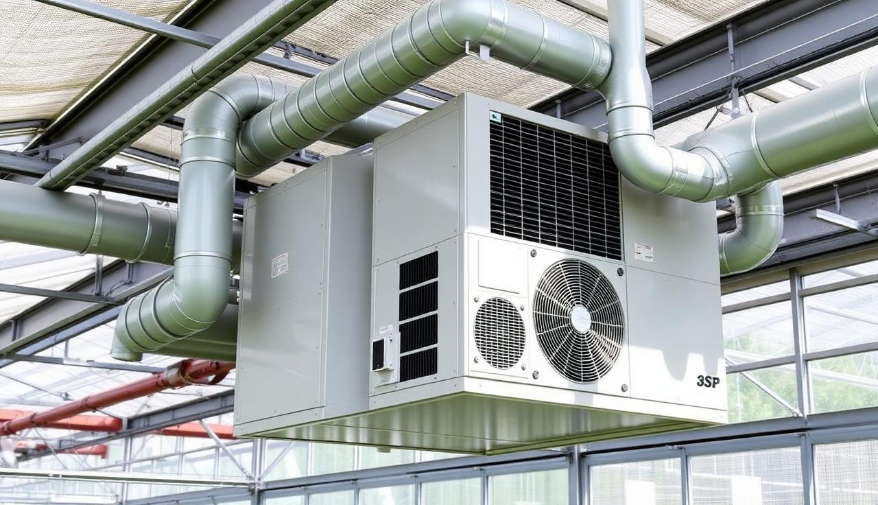 Exemple — Déshumidification serre par air extérieur